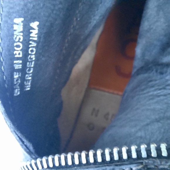 A.S.98 Edgy Moto Leather Bootie Almond Patina Zip Boho Western Biker Ombre 9.5 - Picture 14 of 16